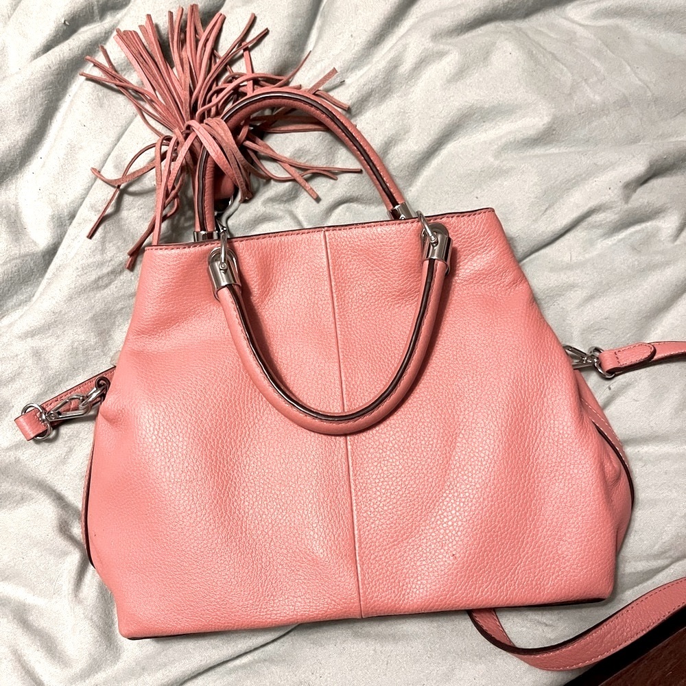 Vince Camuto Elva vintage rose leather purse